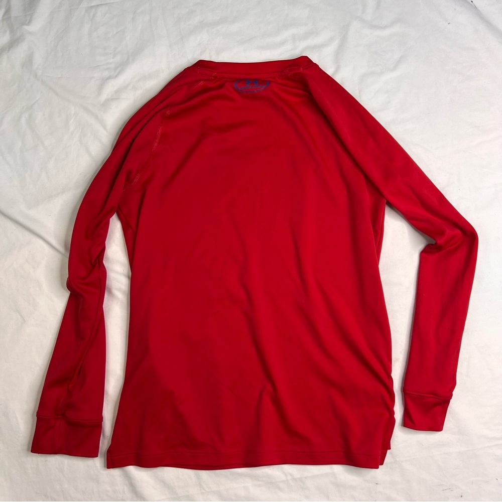 Under Armour UA Boys Superman Shirt Youth Long Sleeve DC Comics YMD L021024 - Picture 2 of 4